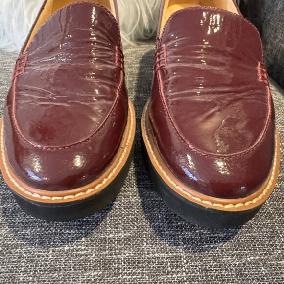 Naturalizer Andie Loafers – Women’s 8M – Burgundy Patent Leather – Great Cond - Picture 4 of 9